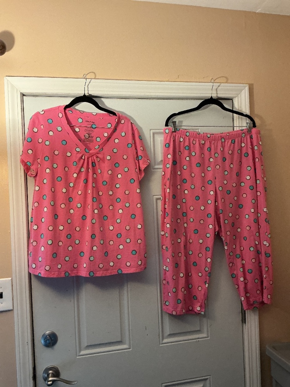 White Stag 2 piece Sleepwear set Pajama Top and Bottom Size XL 16/18